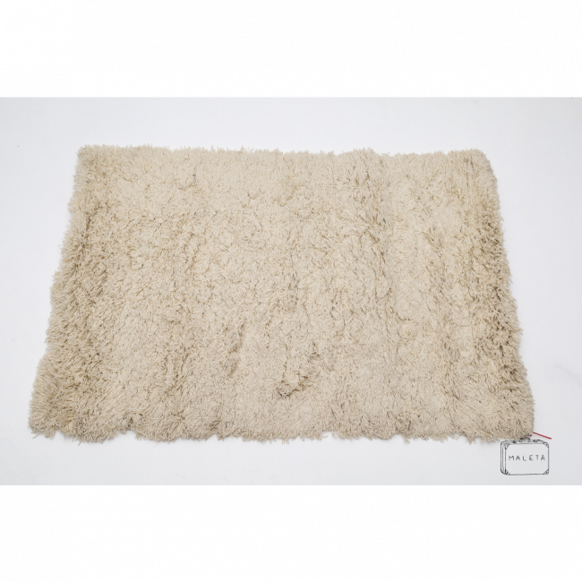 TAPETE FELPUDO BEGE - 1,00X1,50