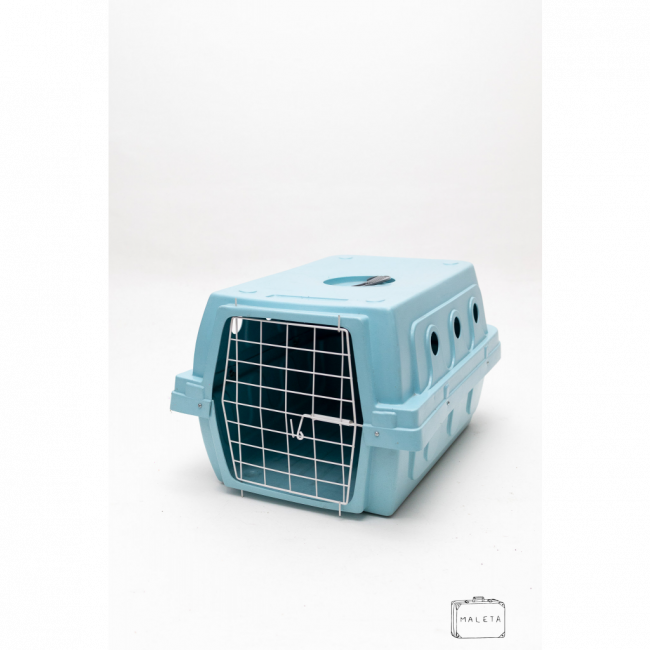 CASINHA DE TRANSPORTE PARA PET AZUL - L0,50XP0,60XA0,40