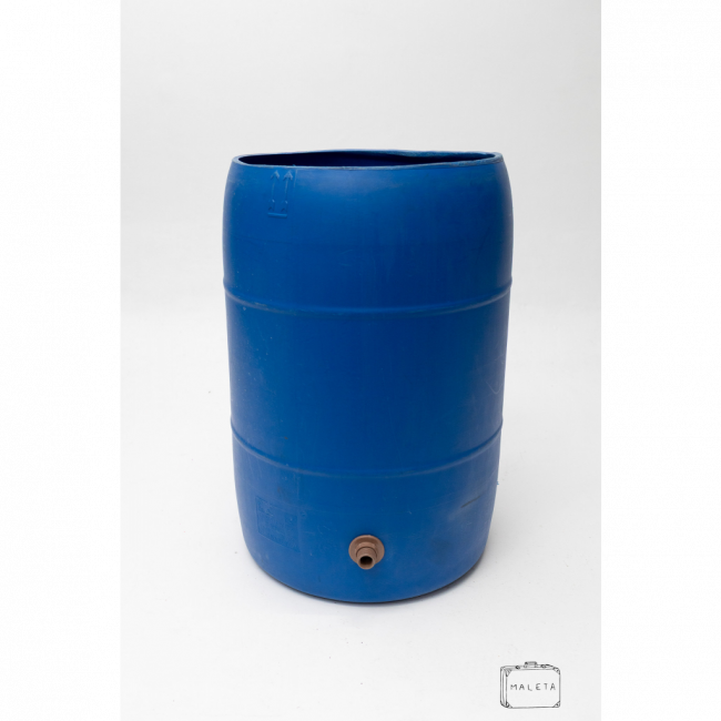 TONEL PLÁSTICO AZUL - D0,55XA0,90