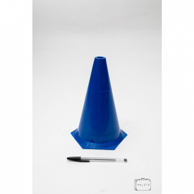 CONE PARA ESPORTE PLÁSTICO AZUL