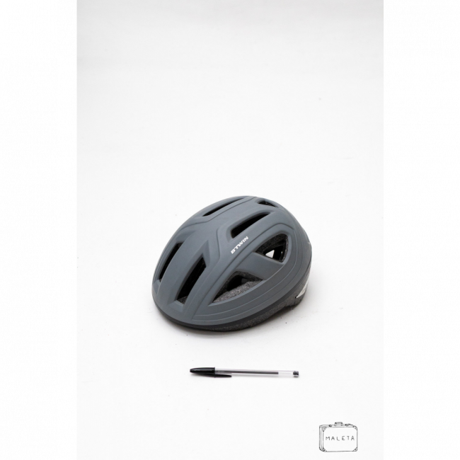 CAPACETE ESPORTIVO CINZA BTWIN