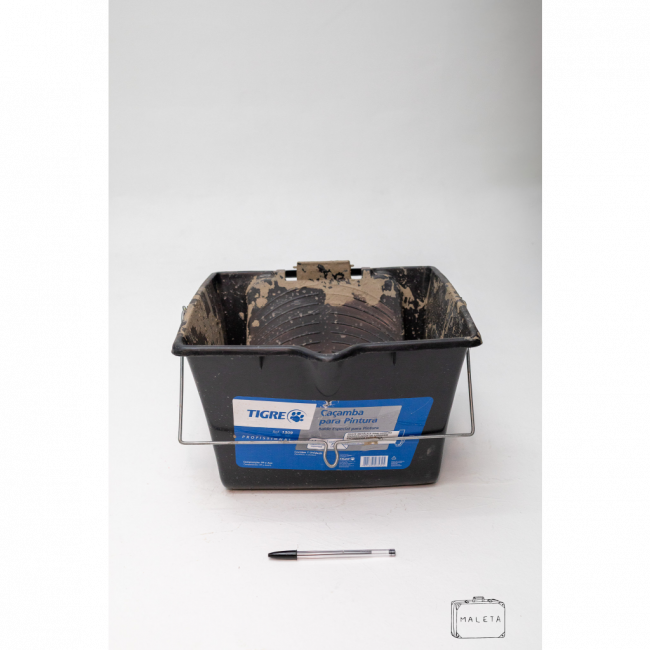 BALDE PARA TINTA PRETO EXTRA GRANDE