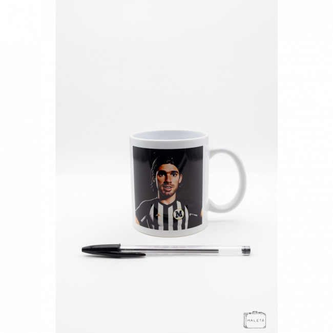 CANECA DE CERÂMICA BRANCA FOTO LOCO ABREU