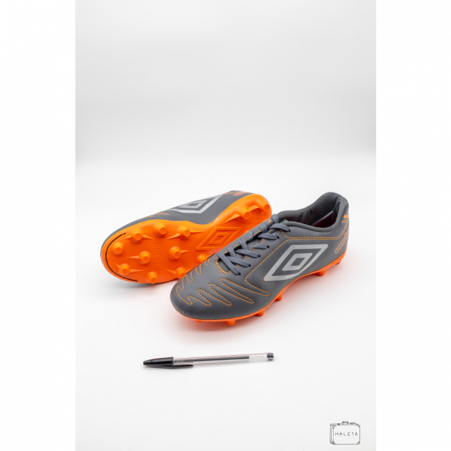 CHUTEIRA CAMPO UMBRO CINZA E LARANJA (TAMANHO 39) - LS