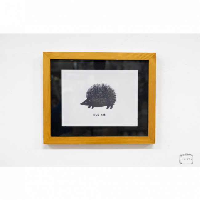 QUADRO PORCO ESPINHO - 34X28