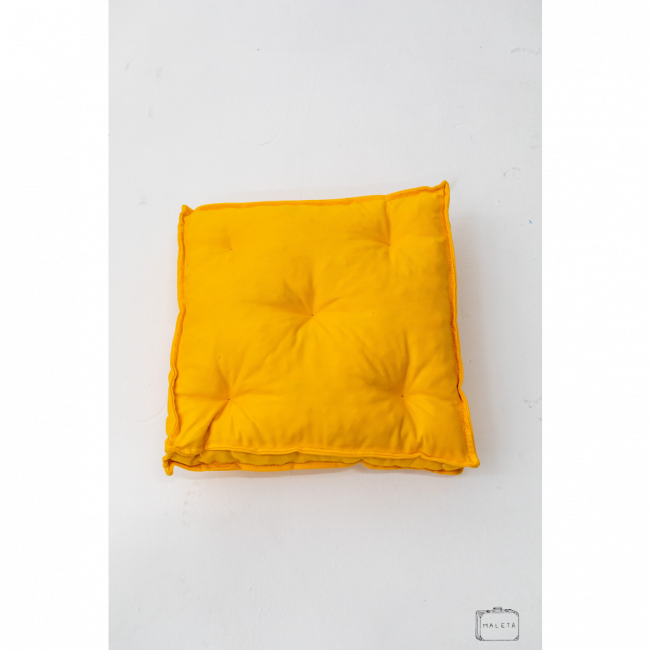 ALMOFADA DE ACENTO AMARELA 40X40 - LS