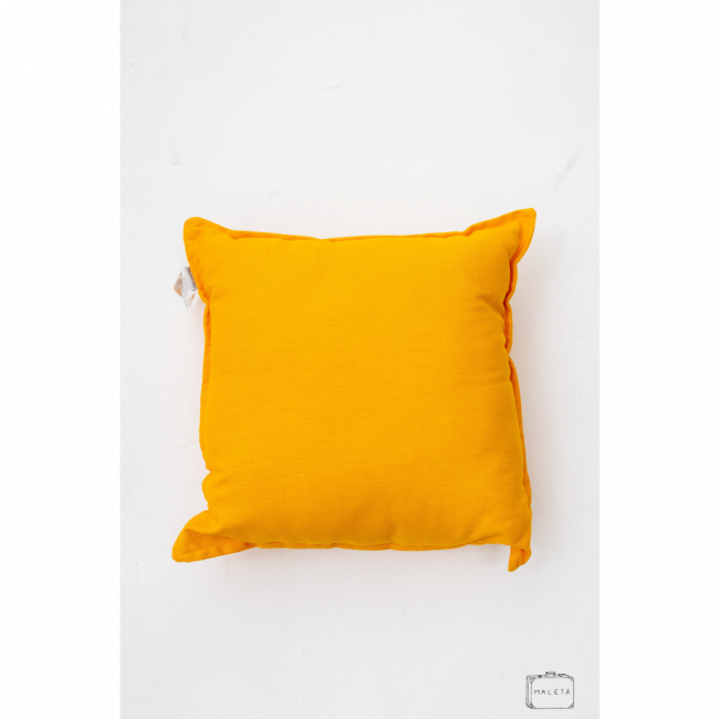 ALMOFADA AMARELA 43X43 - LS