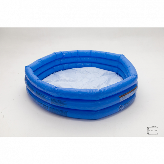 PISCINA INFLÁVEL REDONDA AZUL