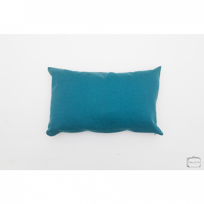 ALMOFADA AZUL TURQUESA - 50X30