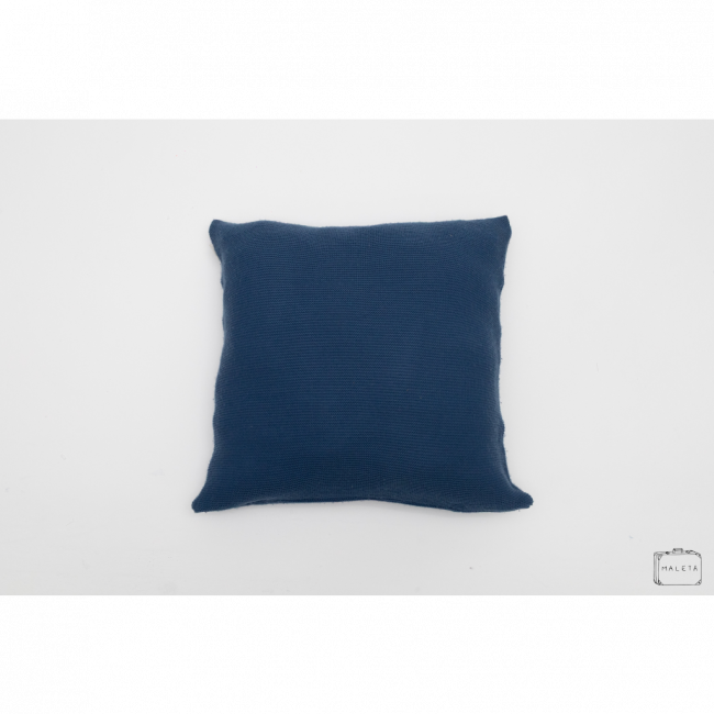 ALMOFADA LÃ AZUL - 50X50