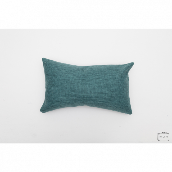 ALMOFADA AZUL TURQUESA - 50X30