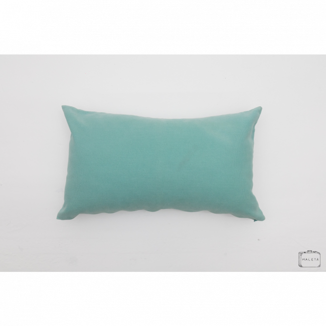 ALMOFADA VERDE ÁGUA - 50X30