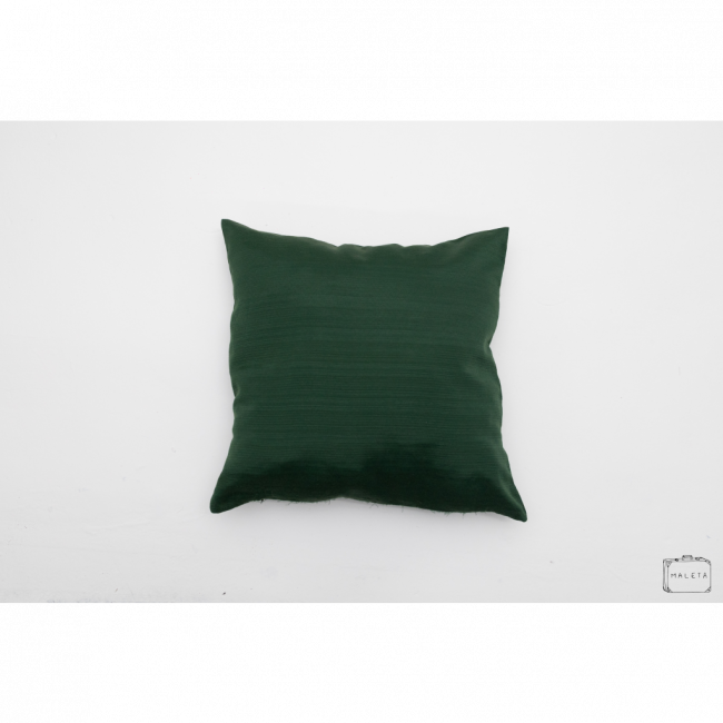 ALMOFADA SUEDE VERDE BANDEIRA - 50X50
