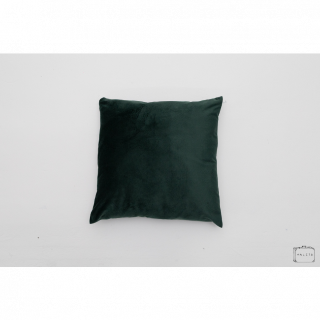 ALMOFADA SUEDE VERDE ESCURA - 40X40