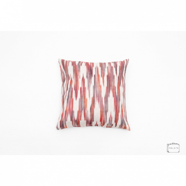 ALMOFADA MANCHADINHA VERMELHA - 45X45