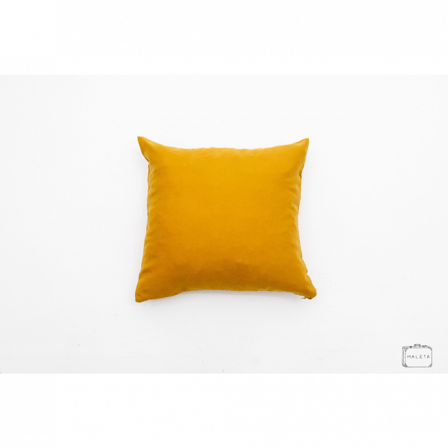 ALMOFADA AMARELA ESCURA - 40X40