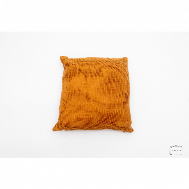 ALMOFADA COBRE LISTRAS - 45X45