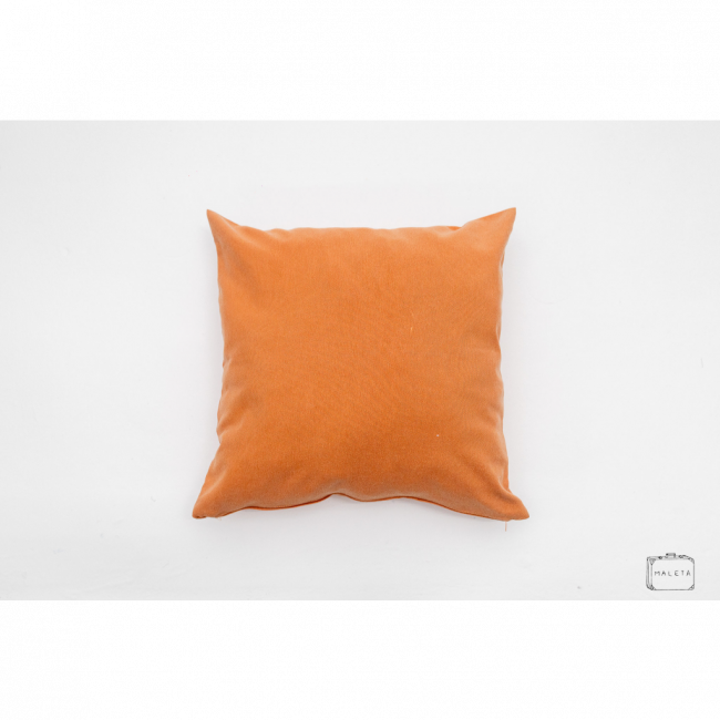 ALMOFADA SUEDE SALMÃO - 50X50