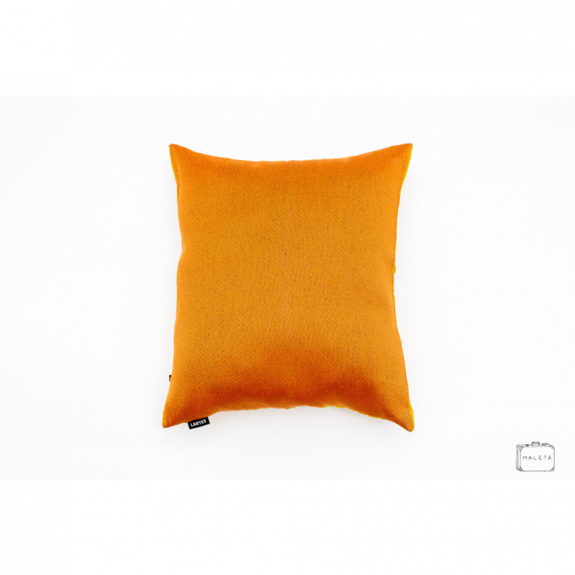 ALMOFADA DUPLA FACE LARANJA - 50X50