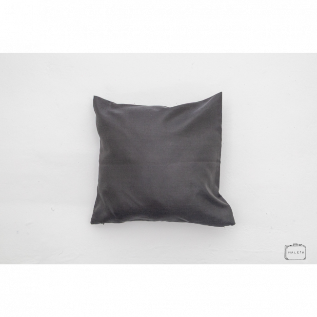 ALMOFADA CINZA GRAFITE - 30X30