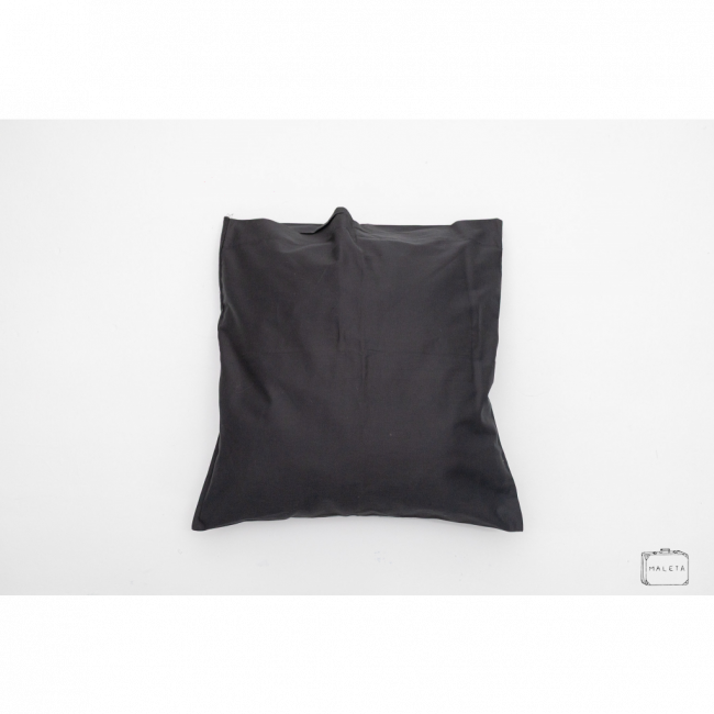 ALMOFADA CINZA CHUMBO - 60X60