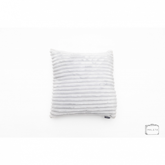 ALMOFADA PELUDINHA CINZA CLARA - 45X45
