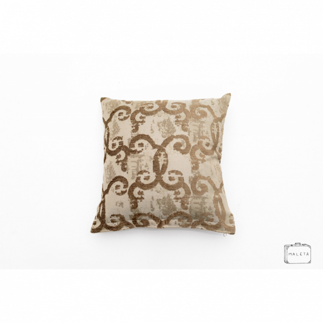 ALMOFADA ESVERDEADA ESTAMPADA - 43X43