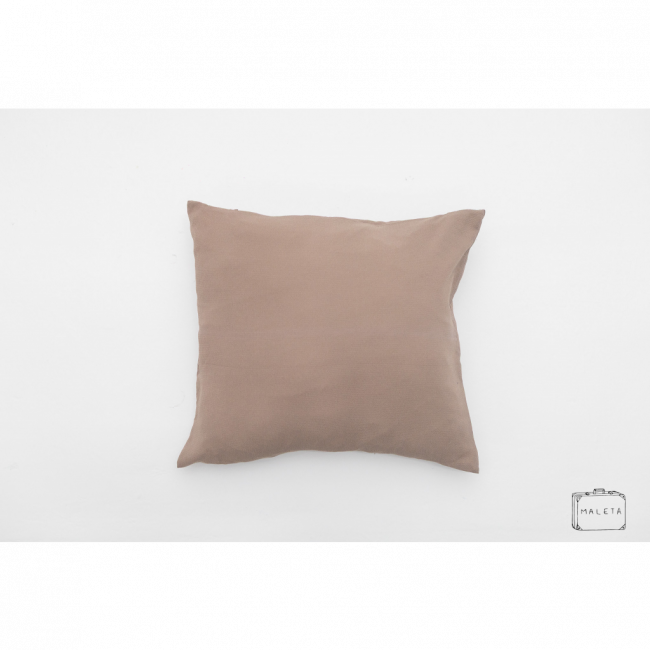 ALMOFADA BEGE ESCURA - 50X50