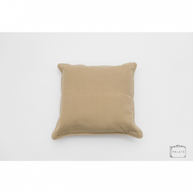 ALMOFADA CAQUI - 40X40