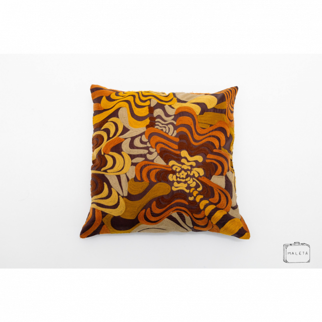 ALMOFADA ESTAMPA TONS QUENTES - 40X40