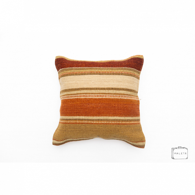 ALMOFADA TAPEÇARIA TONS QUENTES - 45X45