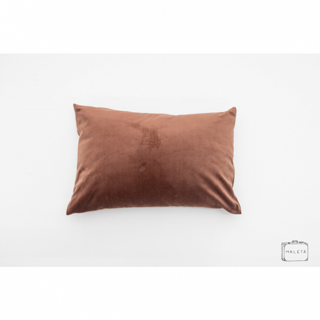 ALMOFADA SUEDE MARROM - 45X30