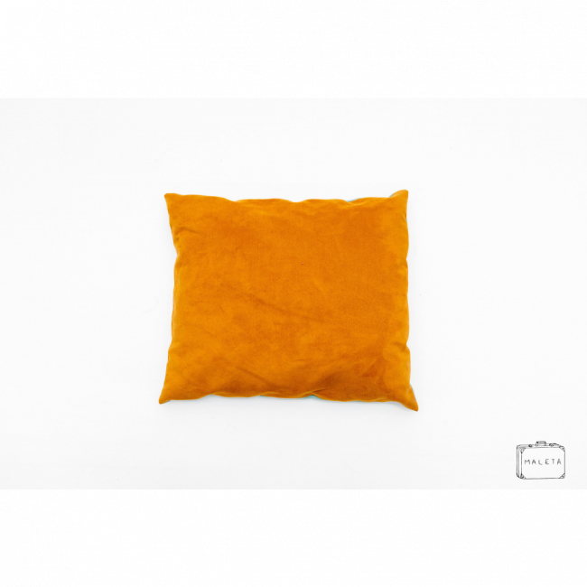 ALMOFADA SUEDE OCRE - 40X40