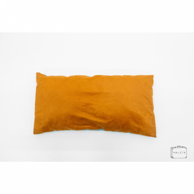 ALMOFADA SUEDE OCRE - 35X70