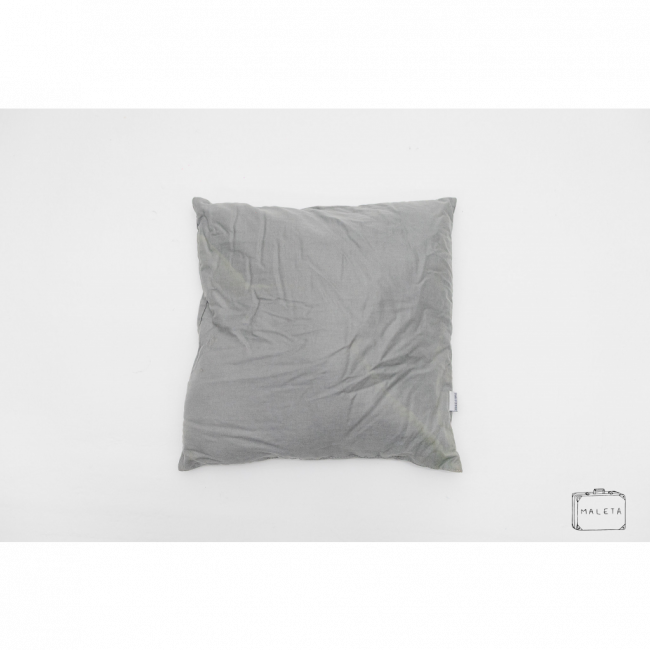 ALMOFADA CINZA AZULADA - 40X40