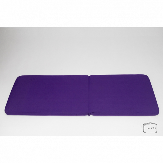 COLCHÃO DE ESPREGUIÇADEIRA ROXO LISO - 0,60X1,75