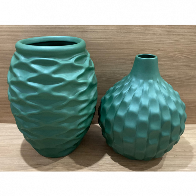 Vaso Tufão Verde Musgo G