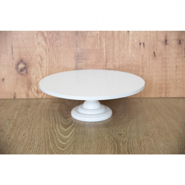 Suporte para Doces e Bolo Pé Torneado P Branco