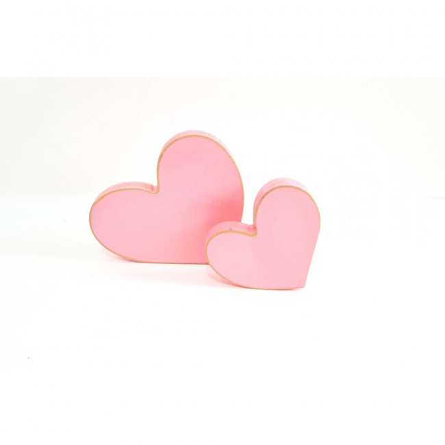 Duo Corações Rosa
