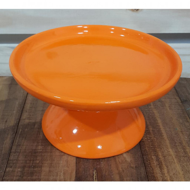 Prato de Cerâmica Laranja P