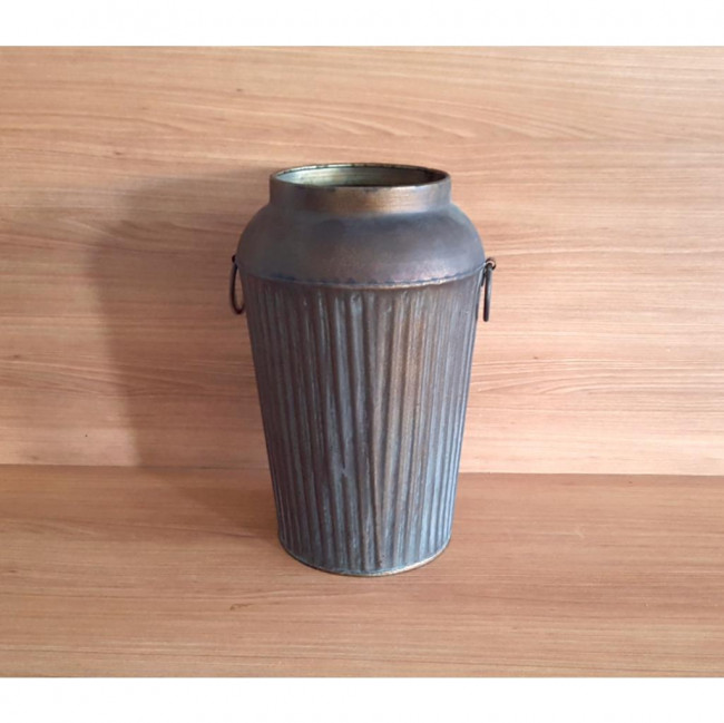 Vaso Dourado Envelhecido Rústico