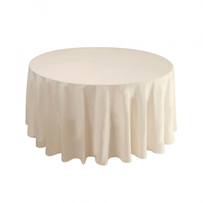 TOALHA REDONDA 8 LUGARES OXFORD CREME
