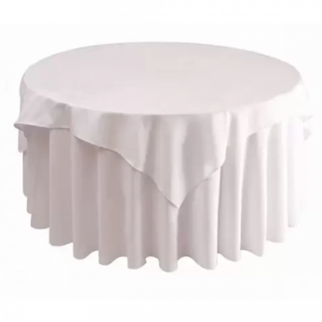 FORRO DE MESA QUADRADO OXFORD BRANCO