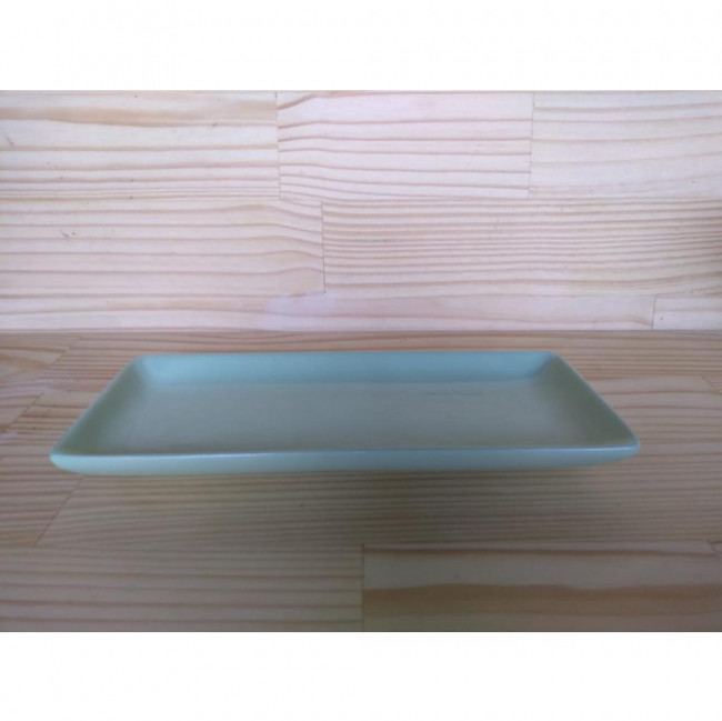 BANDEJA VERDE ÁGUA. 29X12CM DE LARGURA