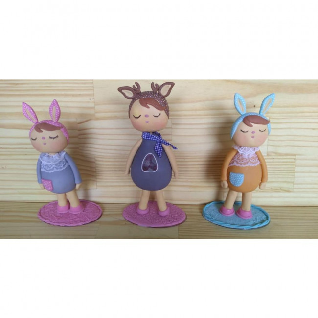 BONECAS MEETOO BISQUIT - ROSA. 26CM