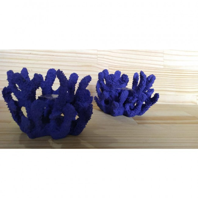 CORAL (ALGA) AZUL COBALTO. 10 CM