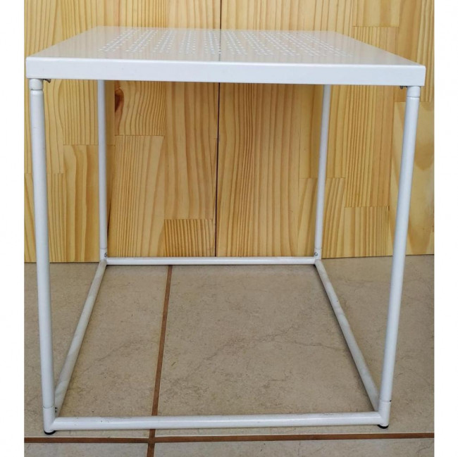 CUBO BRANCO VAZADO. 40x38 CM