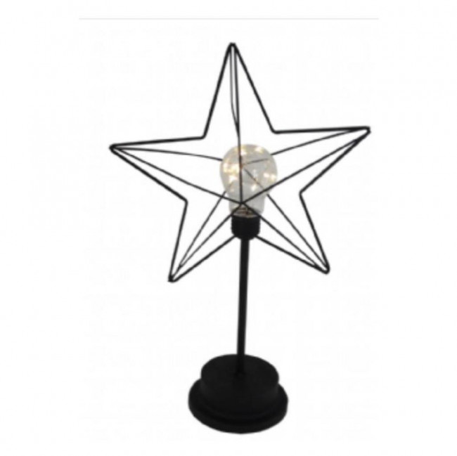 LUMINÁRIA BLACK ESTRELA 30CM