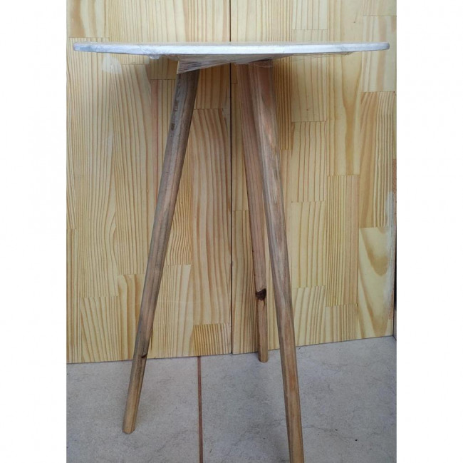 MESA PALITO BRANCA M. 72x50CM
