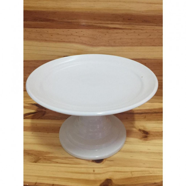 PORTA DOCE BRANCO. 23CM